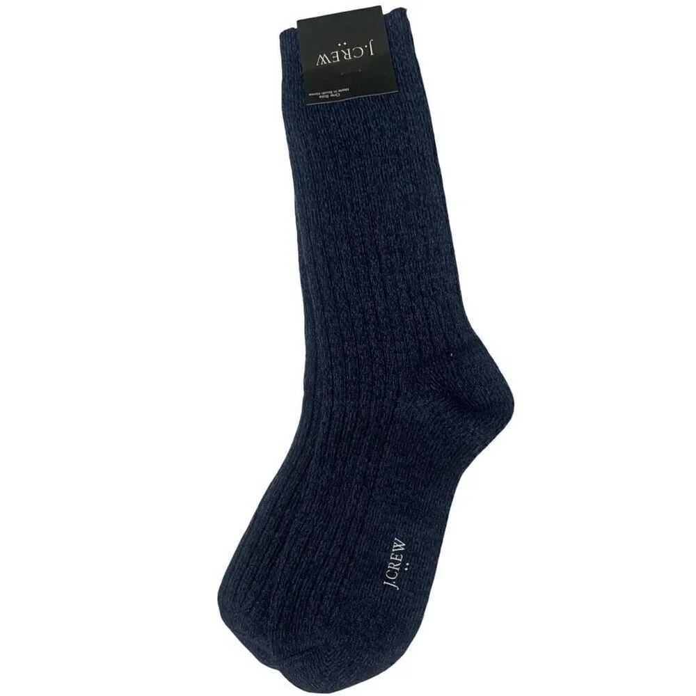 J. Crew Men’s Cotton Melange Ribbed Socks